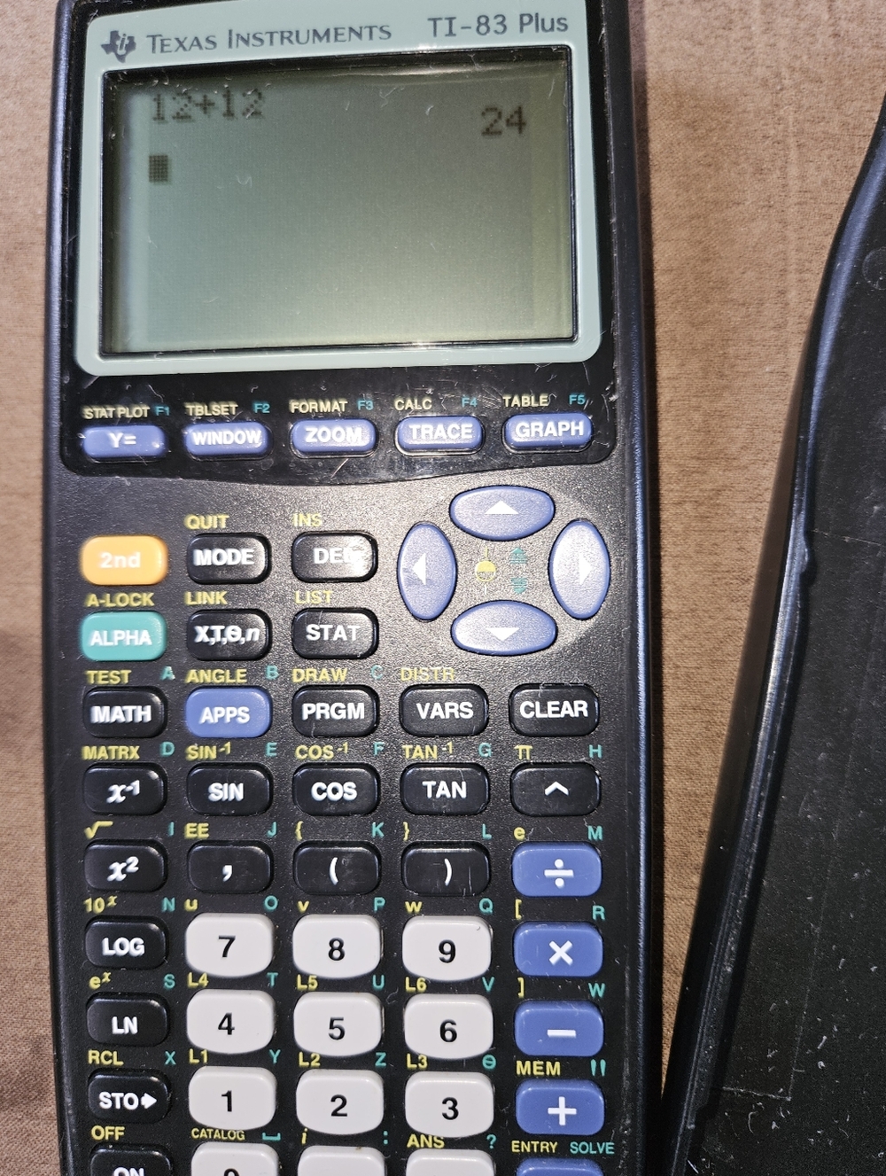Texas Instruments TI-83 Plus Graphing Calculator - Black
